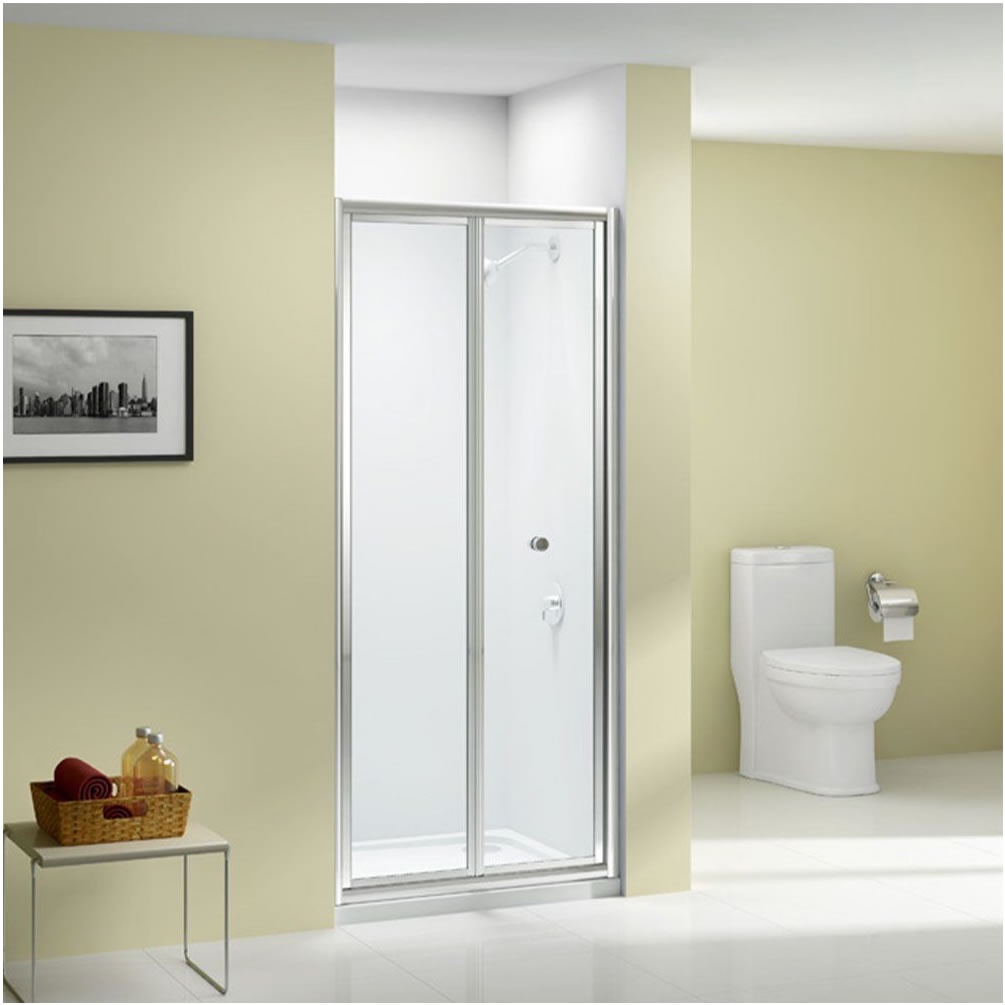 Lifestyle image of Merlyn Ionic Source 800mm Bifold Shower Door